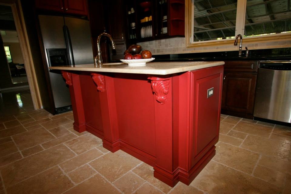 Saunders Kitchen — Glass Display Cabinets
